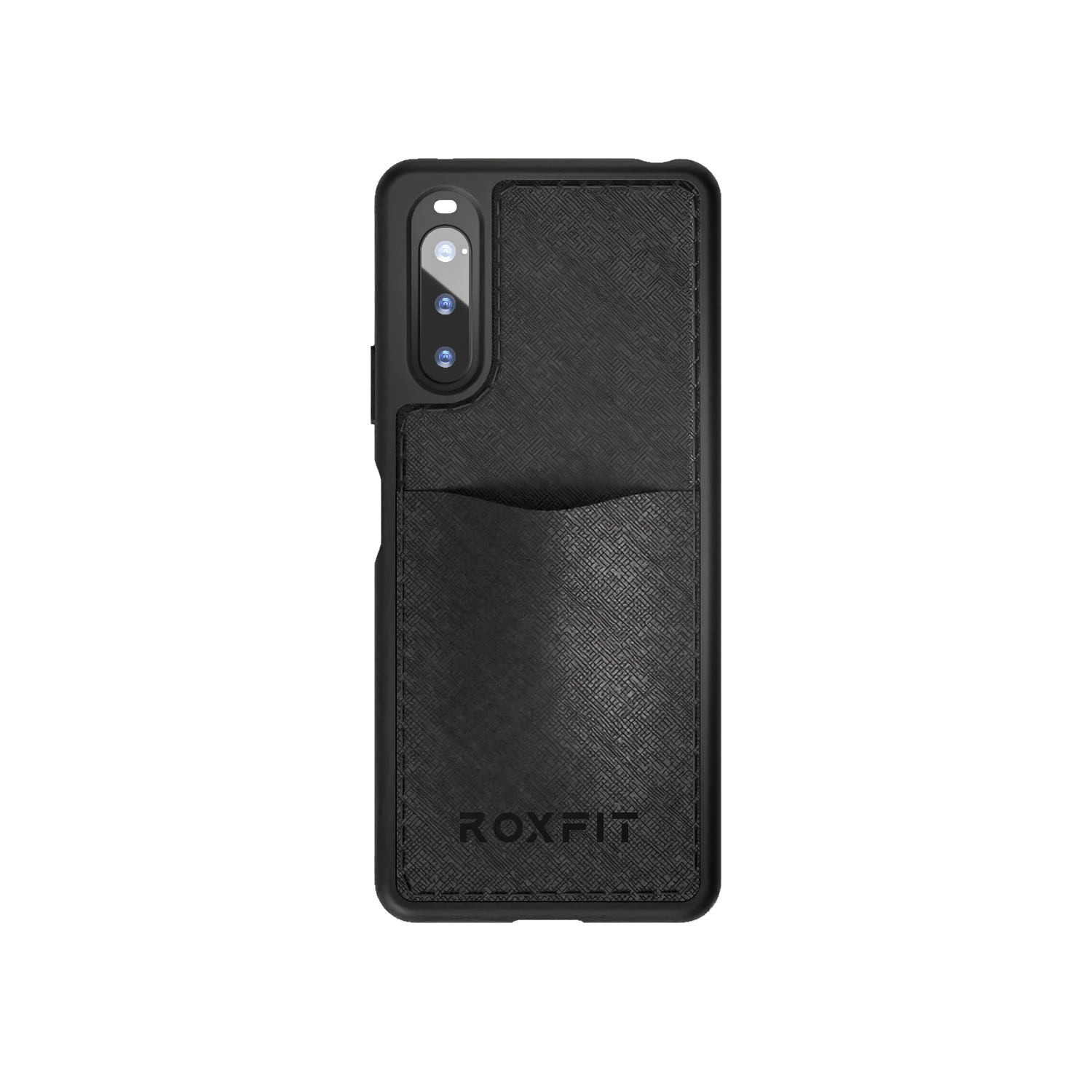Roxfit Sony Xperia 10 IV 咭片收納手機保護殼連螢幕保護貼 (黑色色), , small image number 2